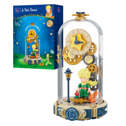 Pantasy The Little Prince Time Travel brick building set 196 pieces display model with fox lamp and dome interior detail