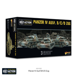 Bolt Action Panzer IV Trio - B/C/D Zug Set