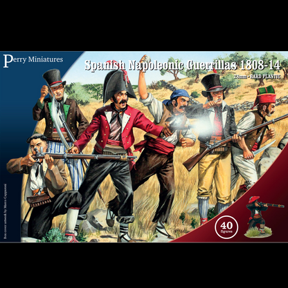 Perry Miniatures Spanish Napoleonic Guerrillas 28mm plastic figures set box art 