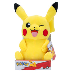 12" Winking Pikachu Pokémon Plushie