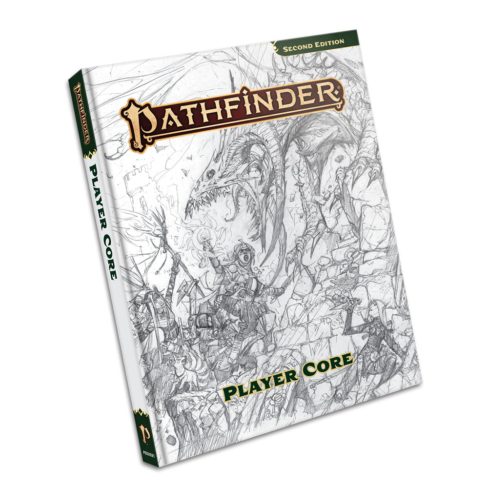 Sketch Cover Pathfinder Player Core Book