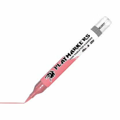 Playmarkers Pink Acrylic Paint Marker features a bright hue with excellent adhesion. Ideal for adding playful details to various creative projects.