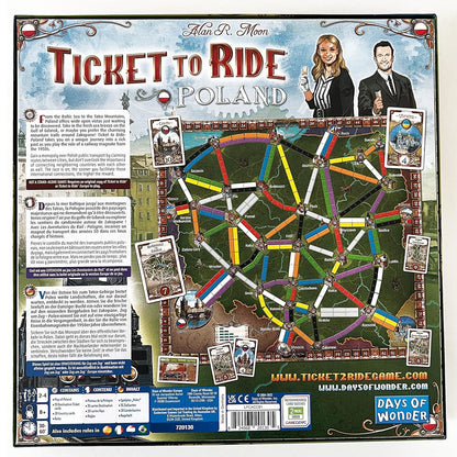 Ticket to Ride Poland Box Back