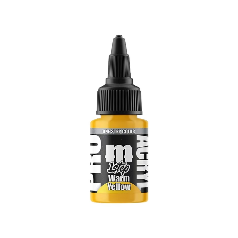 Pro Acryl 1 Step Warm Yellow Water-Based Acrylic Paint 22ml