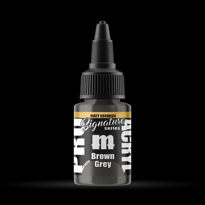 Pro Acryl Signature Series - Matt Cexwish Brown Grey (Matte Finish) acrylic paint