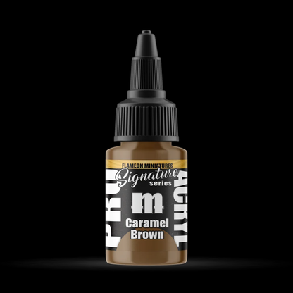 Pro Acryl Signature Series - Flameon Caramel Brown (Matte Finish) acrylic paint
