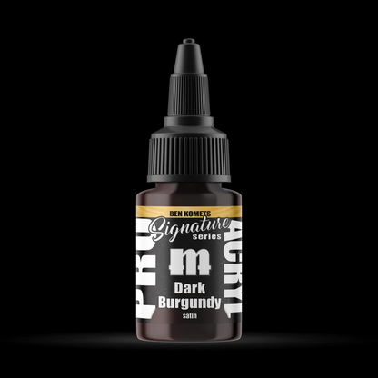 Pro Acryl Signature Series - Ben Komets Dark Burgundy (Satin Finish) acrylic paint