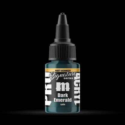 Pro Acryl Signature Series  Matt Cexwish Dark Emerald (Satin Finish) acrylic paint