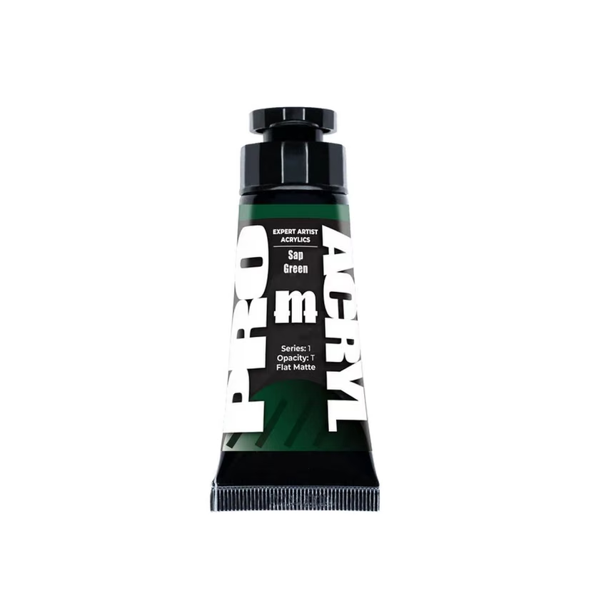 Pro Acryl Expert Acrylics Sap Green 30ml Series 1 Artist Acrylic Paint Tube