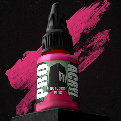 Pro Acryl - Fluorescent Pink acrylic paint