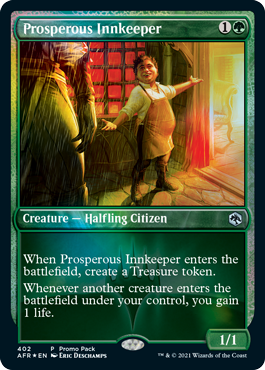 Prosperous Innkeeper Promo Frame Adventures In The Forgotten Realms #402