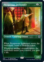 Prosperous Innkeeper Promo Frame Adventures In The Forgotten Realms #402