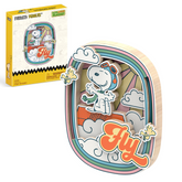 Snoopy-themed product with '...