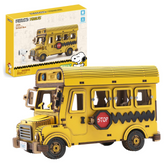 Yellow school bus model with Sno...