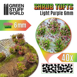 Purple Shrub Tufts 6mm - Green Stuff World