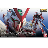 Model kit of a red and white rob...