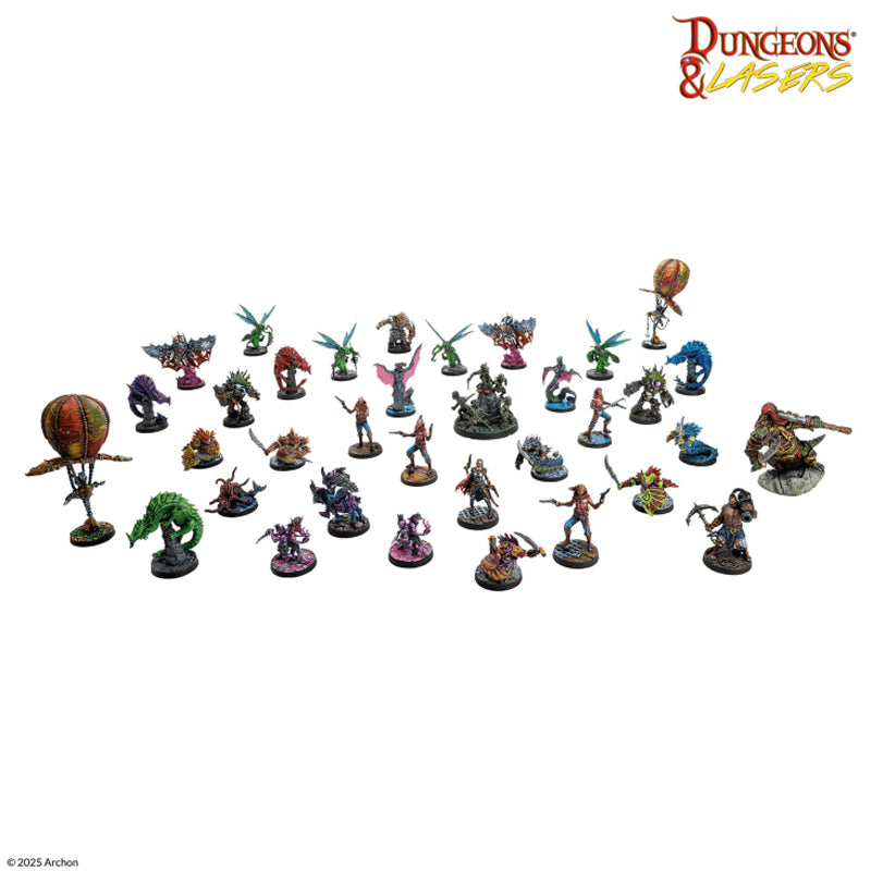 Dungeons &amp; Lasers: Raiders &amp; Beasts RPG Miniatures