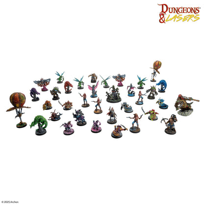 Dungeons &amp; Lasers: Raiders &amp; Beasts RPG Miniatures