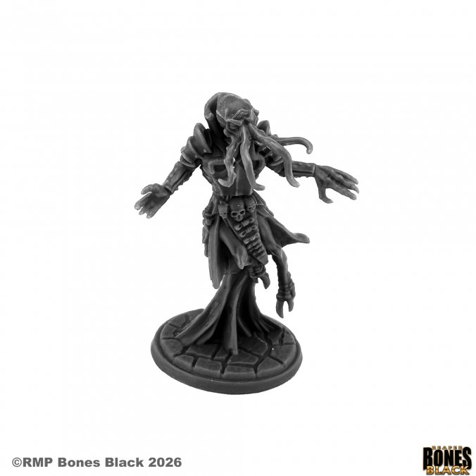 Gray fantasy figurine on a white background with 'Rampart Games' branding. Reaper Miniatures 44312 Bathalian