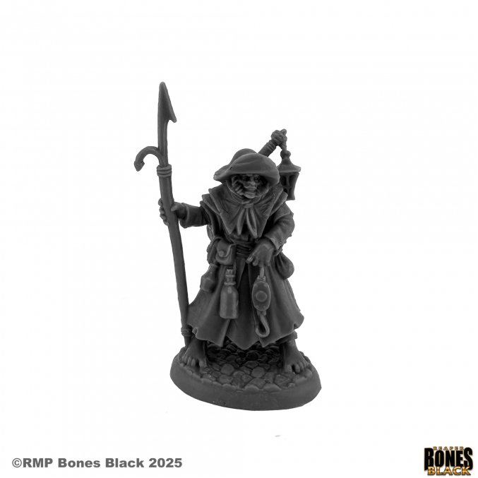 Reaper Miniatures Kaiser Stedwick Pirate Cultist Bones Black 25mm heroic scale unpainted miniature with harpoon lantern and hook hand