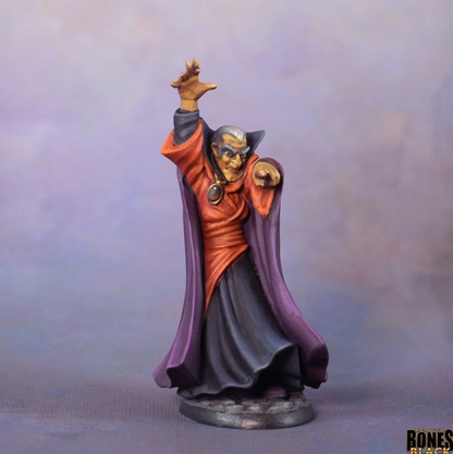 Reaper Miniatures Zavanthus Evil Wizard Bones Black unpainted fantasy miniature