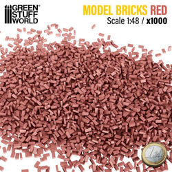 Red 1:48 Model Bricks x1000 - Green Stuff World