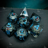 Set of 7 liquid core RPG dice wi...