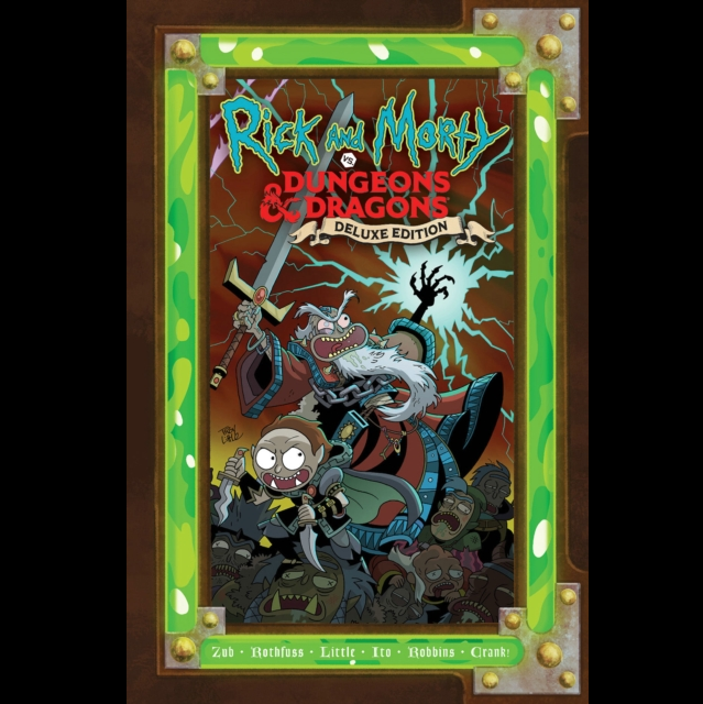 Rick and Morty vs. Dungeons & Dragons Deluxe Edition Hardcover Graphic Novel. Rick and Morty vs Dungeons and Dragons Deluxe Edition hardcover graphic novel