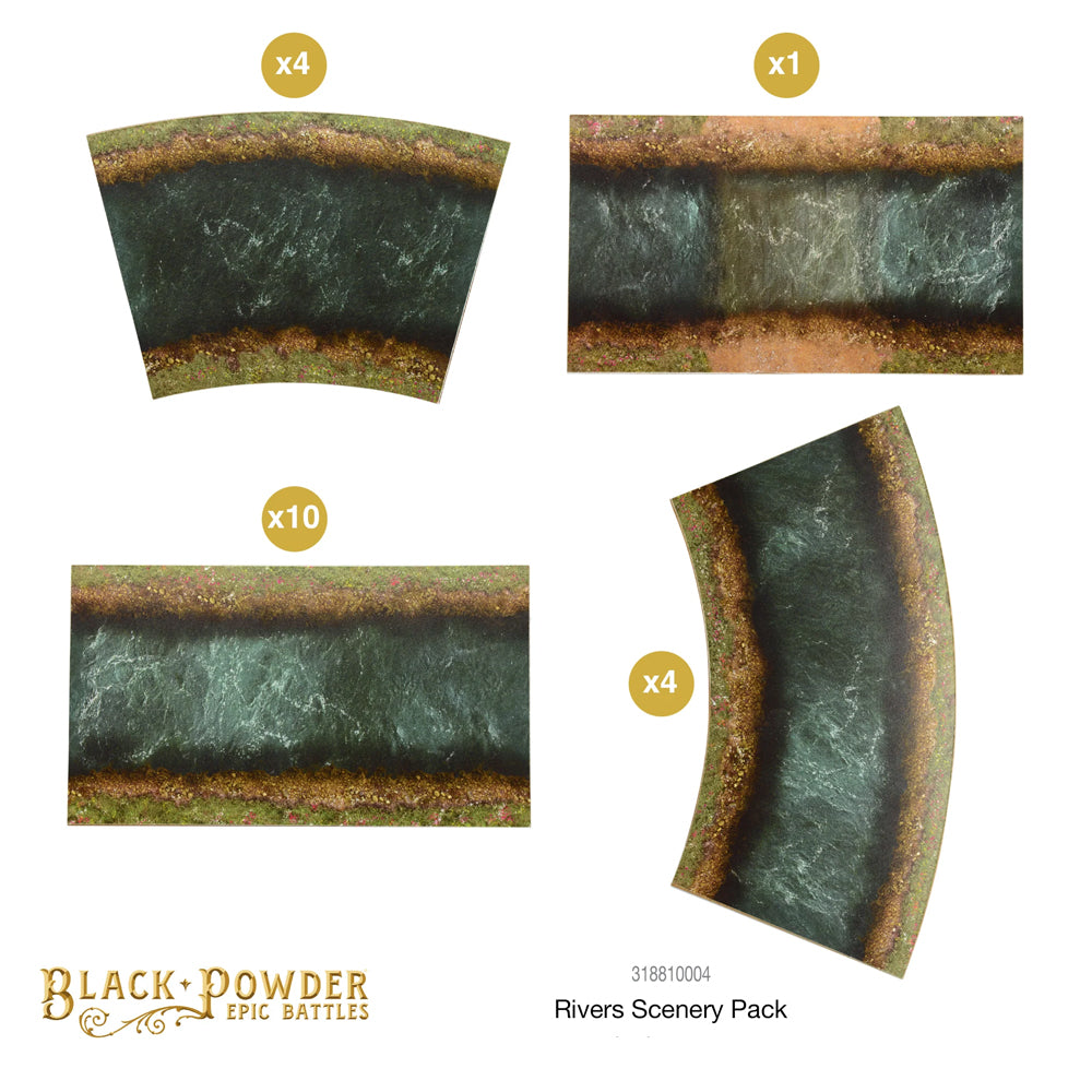 Black Powder & Epic Battles - Rivers Scenery Pack