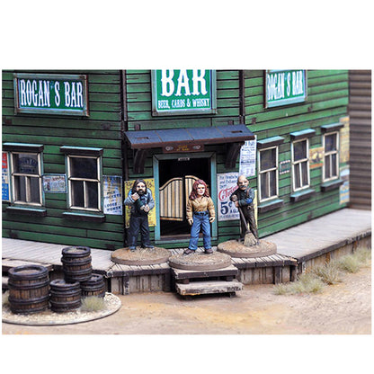 Rogan's Bar Civilians Dead Man's Hand Miniatures Set
