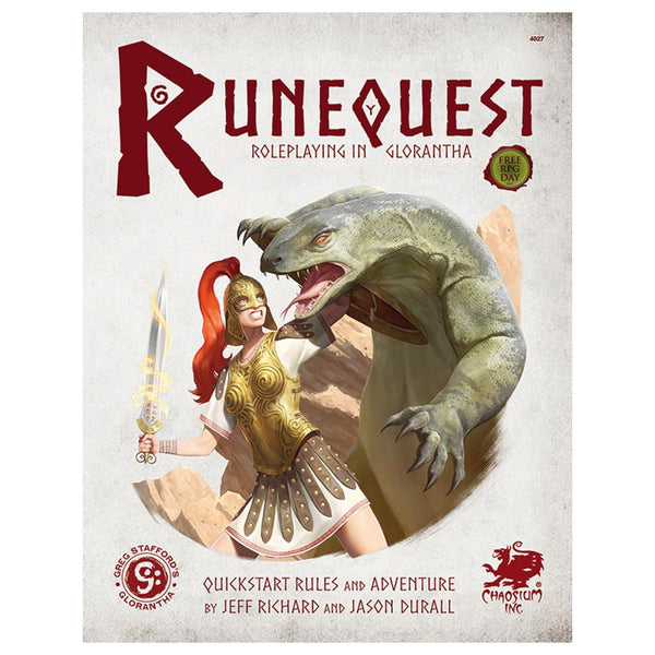 Runequest Quickstart Rules Fantasy RPG