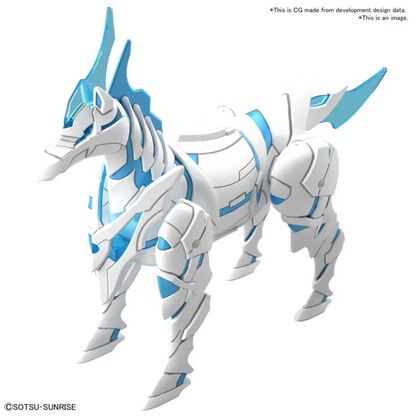 SDW Heroes War Horse Knight World Version gundam white horse with blue highlights 