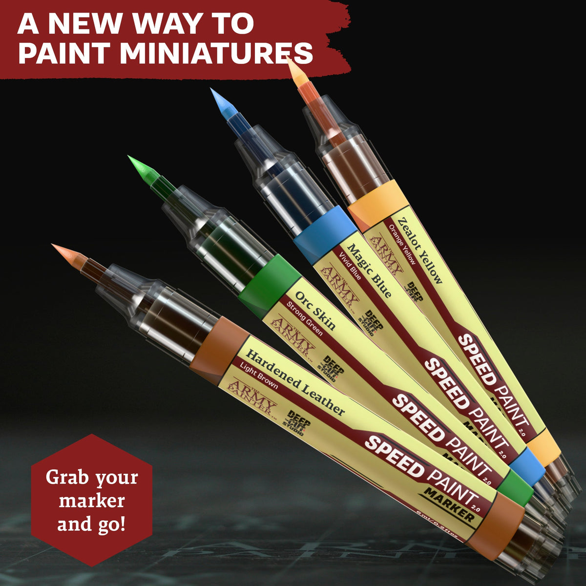 A New Way To Paint Miniatures Aged Hide Marker Promo