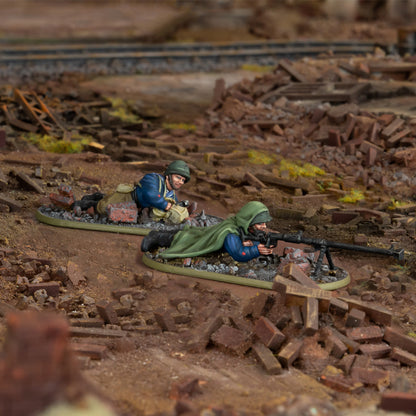 Bolt Action Soviet Naval Brigade Anti-Tank Rifle Team Diorama