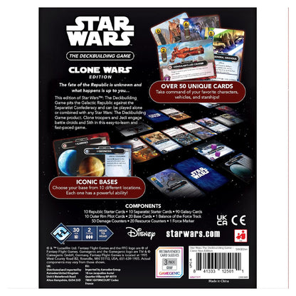Star Wars Deck Building Game Clone Wars Contents