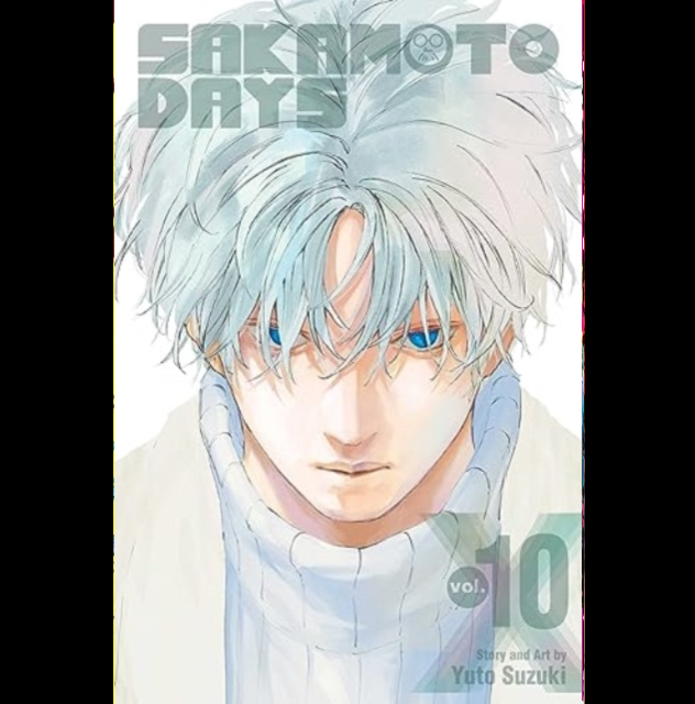 Sakamoto Days Volume 10 manga paperback by Yuto Suzuki Shonen Jump JCC crisis Amane X arc cover art