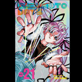 Manga book cover with colourful ...