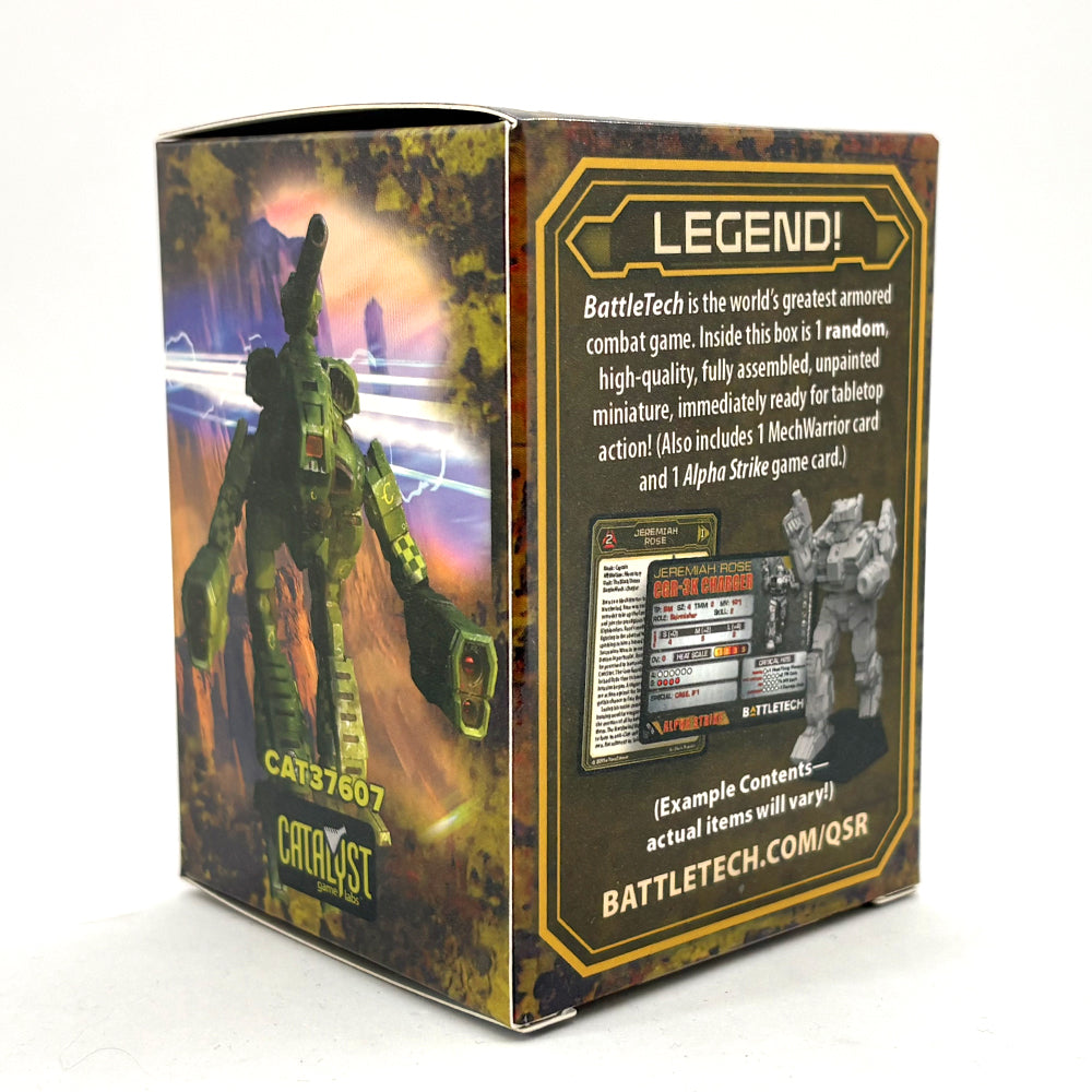 Battletech Salvage Box Legendary Warriors Box Back
