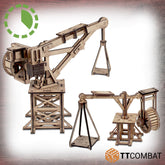 Tabletop Scenics Dockyard Cranes...