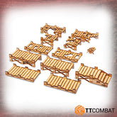 Tabletop Scenics Jetties - MDF W...