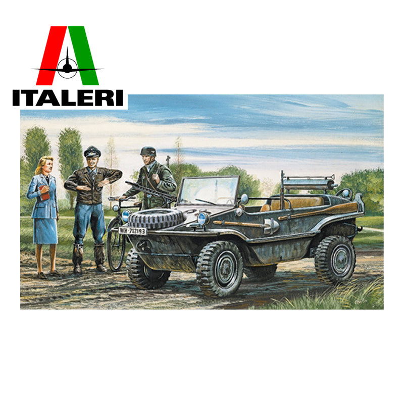Kfz II Typ 166 Schwimmwagen - Italeri 1/35 Scale Model