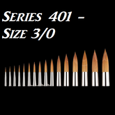 Series 401 Size 3/0 by Rosemary ...