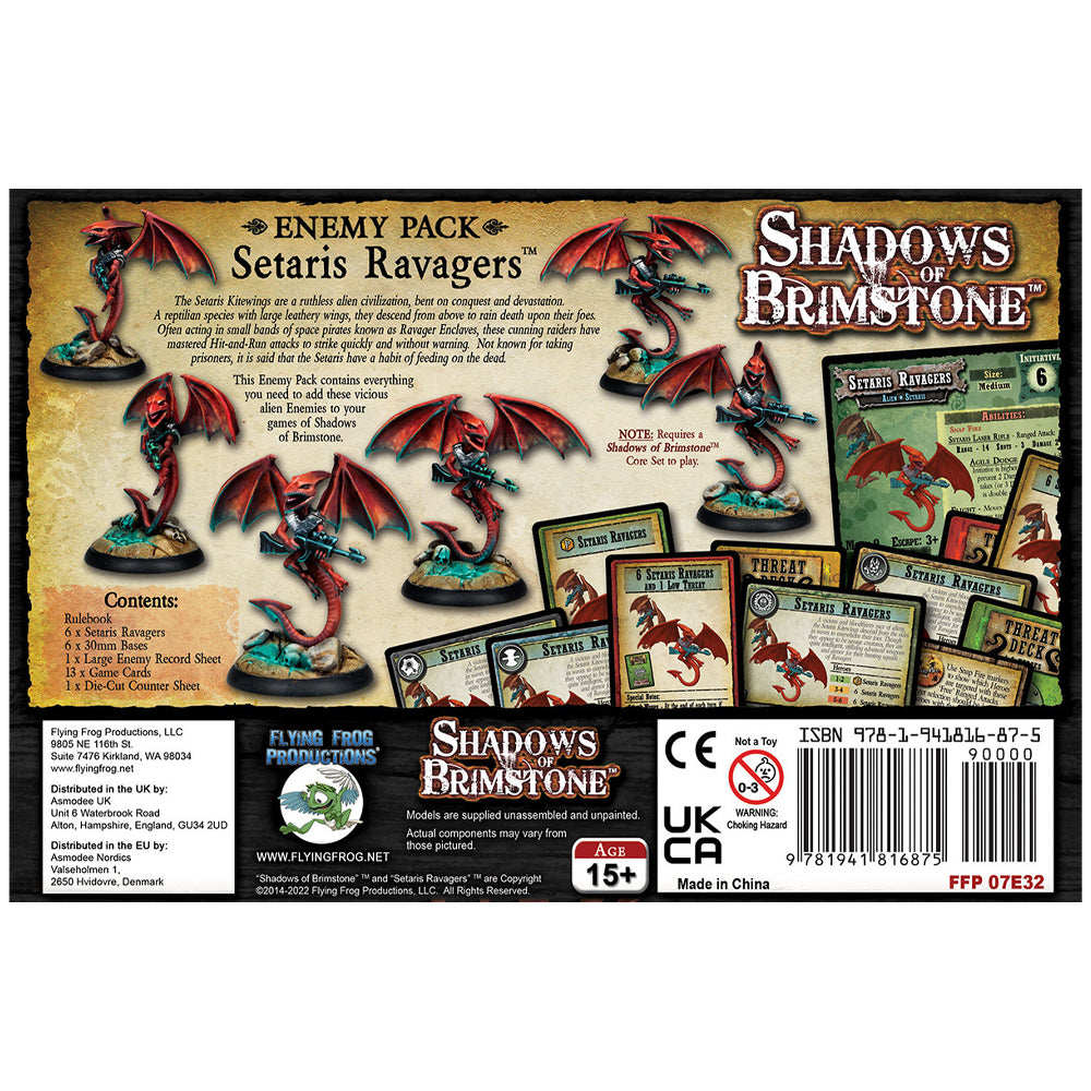 Setaris Ravagers Shadows of Brimstone Expansion