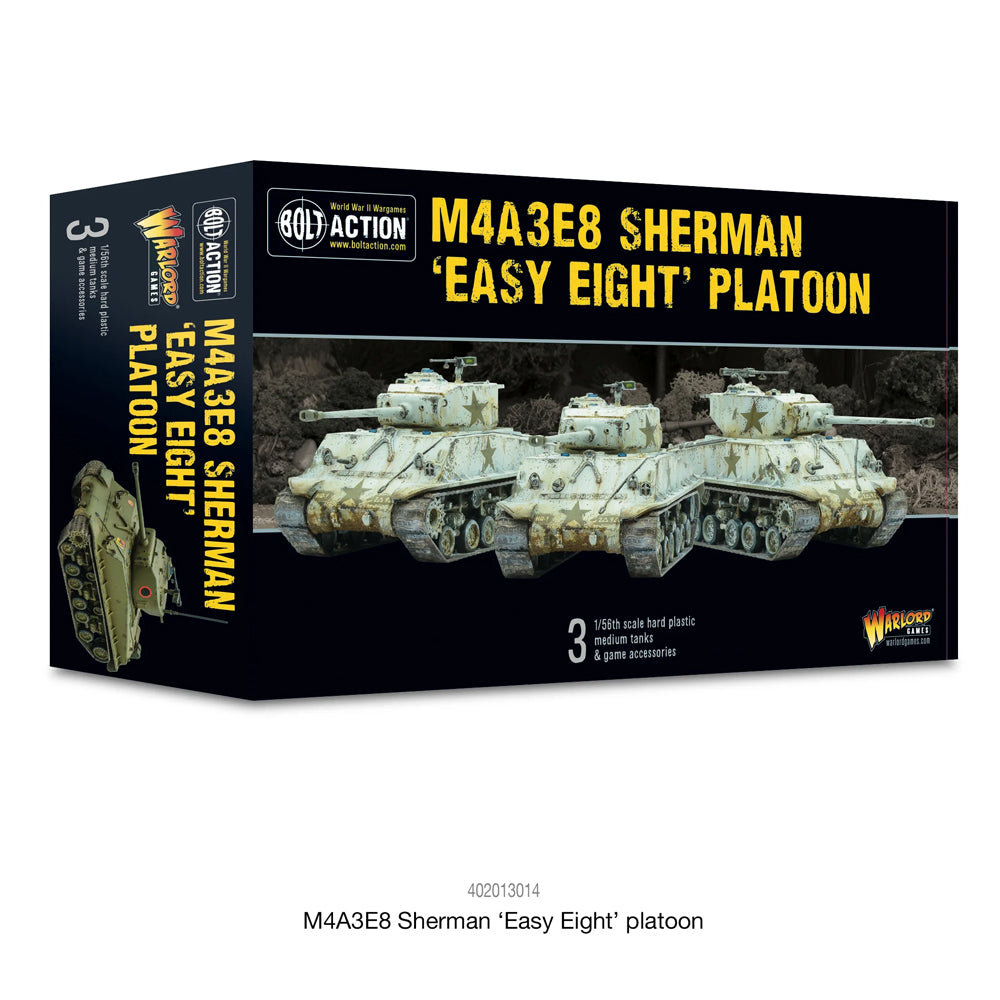 M4A3E8 Sherman 'Easy Eight' Platoon (Bolt Action)