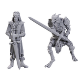 Two 25mm unpainted D&D Nolzu...
