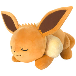 Giant Sleeping Eevee Pokémon Plushie 18"