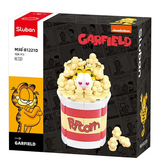Sluban Garfield Popcorn Set D brick building set 