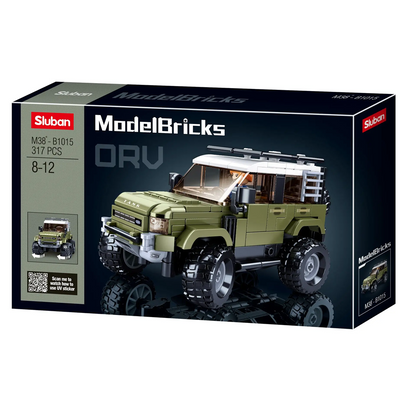 Sluban Green Tank SUV brick kit