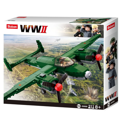 Sluban WWII Tupolev TU-2 Bomber Building Brick Kit