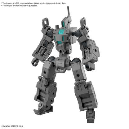 A 1/144 scale Gundam plastic model kit featuring a smart transformable machine with Gatling guns, showcasing various articulation and three transformation modes.